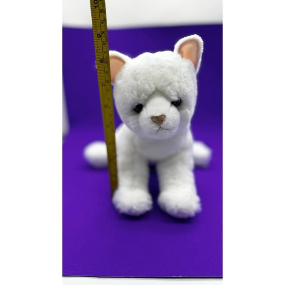 Douglas Cuddle Toys Winnie White Plush Kitty Cat Soft 8" Stuffed Animal Toy - Picture 8 of 8
